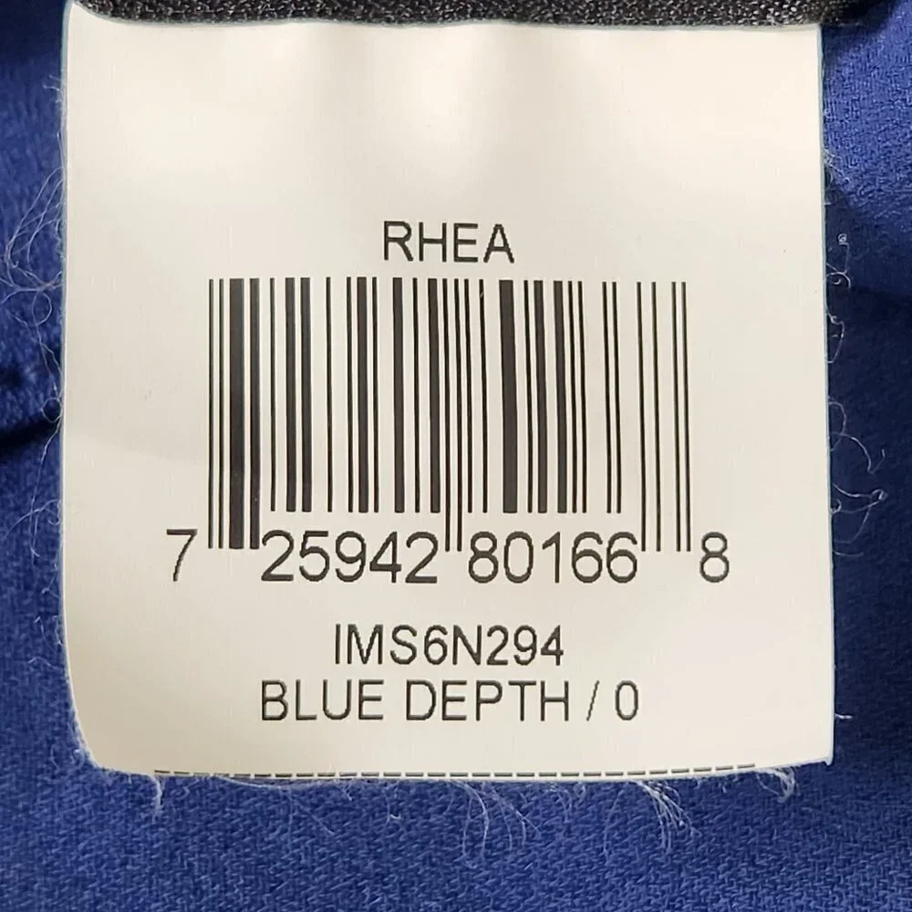 BCBGMaxAzria‎ Rhea Sleeveless Peplum Sheath Dress 0 Blue Depth Party Event